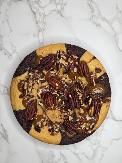 Brownie marbré