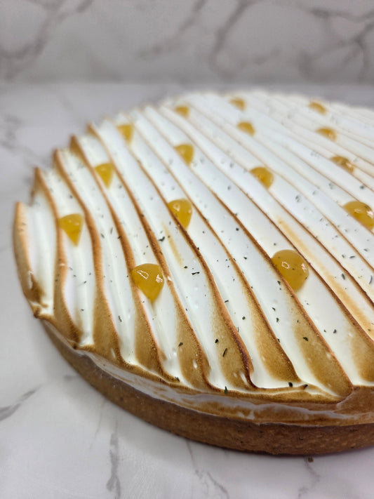 Tarte citron & sauge meringuée