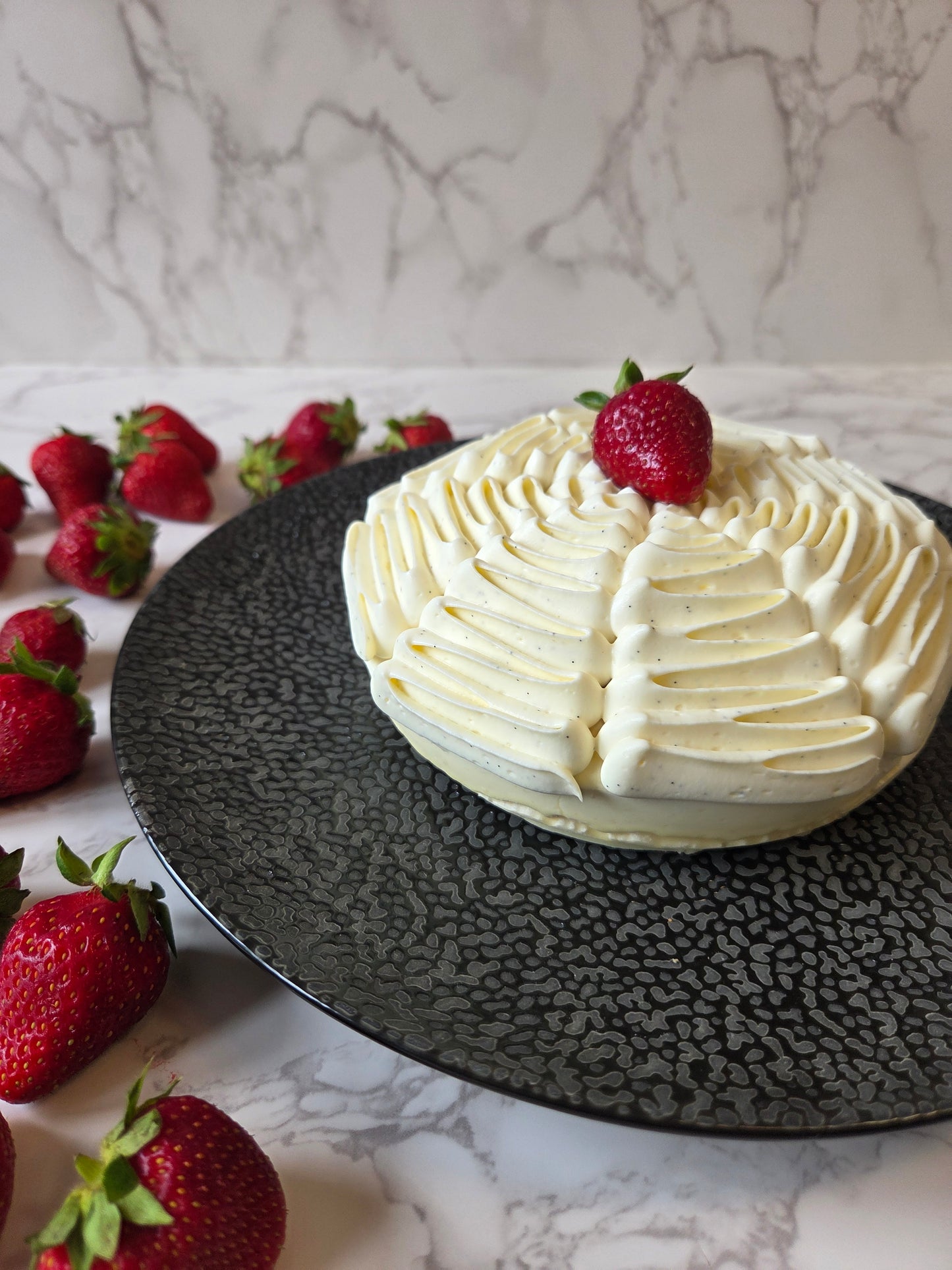 Pavlova aux fraises