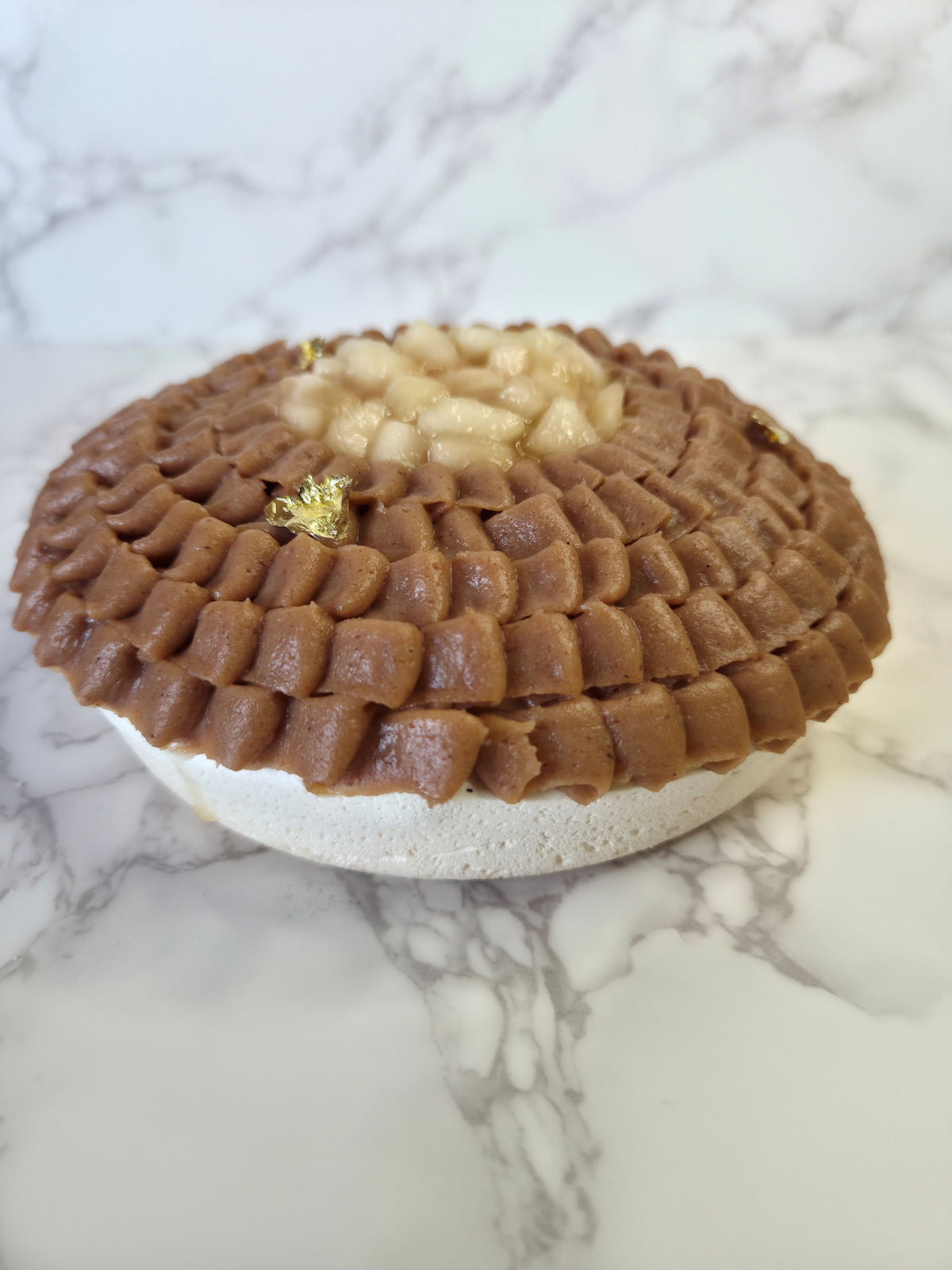 Pavlova poire & marron