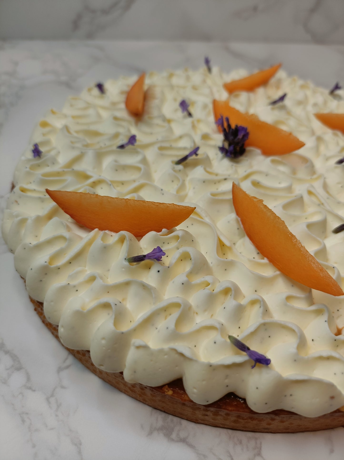 Tarte abricot & lavande