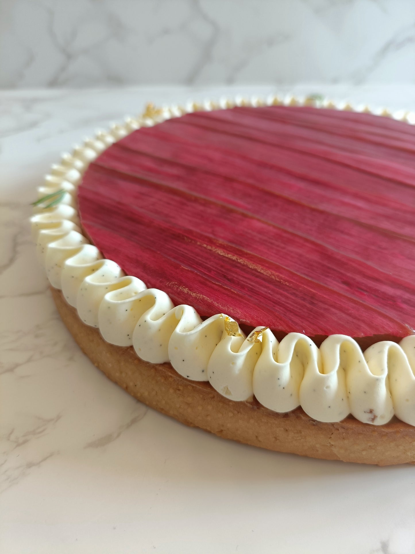 Tarte rhubarbe & poivre Timut
